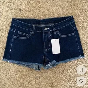 Brandy Melville Shorts Brandy Melville Dark Wash Genny Denim